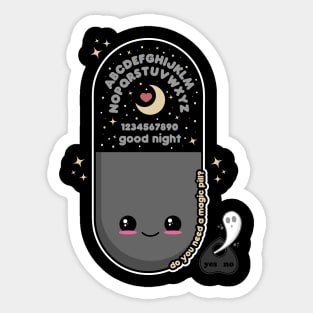 Kawaii Ouija Board Pill Sticker